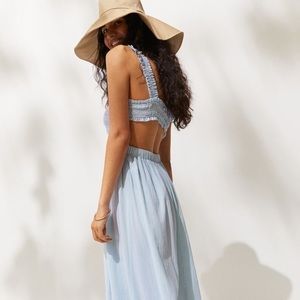 H&M Smocked Bodice Maxi Dress